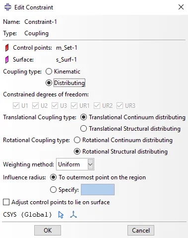 Abaqus 2024版本旋轉耦合